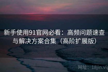 新手使用91官网必看：高频问题速查与解决方案合集（高阶扩展版）