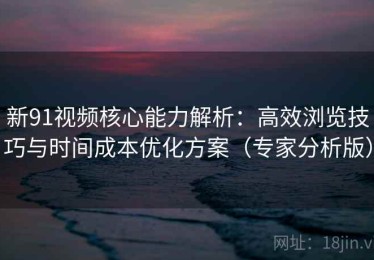 新91视频核心能力解析：高效浏览技巧与时间成本优化方案（专家分析版）