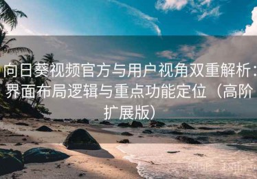向日葵视频官方与用户视角双重解析：界面布局逻辑与重点功能定位（高阶扩展版）