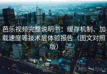 芭乐视频完整说明书：缓存机制、加载速度等技术层体验报告（图文对照版）