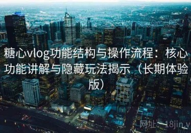 糖心vlog功能结构与操作流程：核心功能讲解与隐藏玩法揭示（长期体验版）