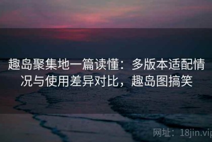 趣岛聚集地一篇读懂：多版本适配情况与使用差异对比，趣岛图搞笑