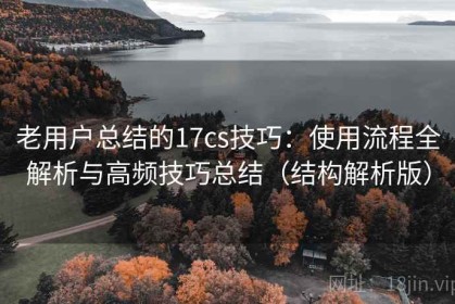 老用户总结的17cs技巧：使用流程全解析与高频技巧总结（结构解析版）