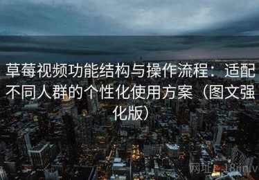 草莓视频功能结构与操作流程：适配不同人群的个性化使用方案（图文强化版）