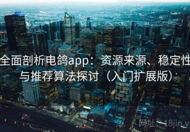 全面剖析电鸽app：资源来源、稳定性与推荐算法探讨（入门扩展版）