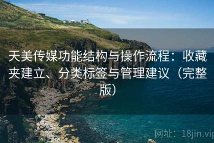 天美传媒功能结构与操作流程：收藏夹建立、分类标签与管理建议（完整版）