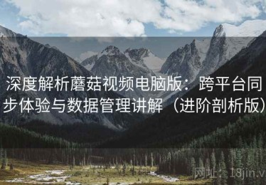 深度解析蘑菇视频电脑版：跨平台同步体验与数据管理讲解（进阶剖析版）