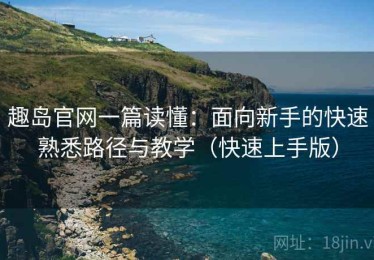 趣岛官网一篇读懂：面向新手的快速熟悉路径与教学（快速上手版）
