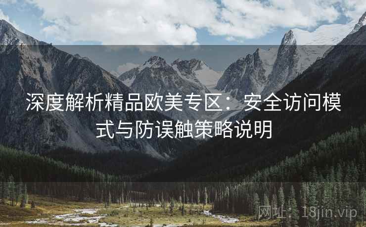 深度解析精品欧美专区：安全访问模式与防误触策略说明
