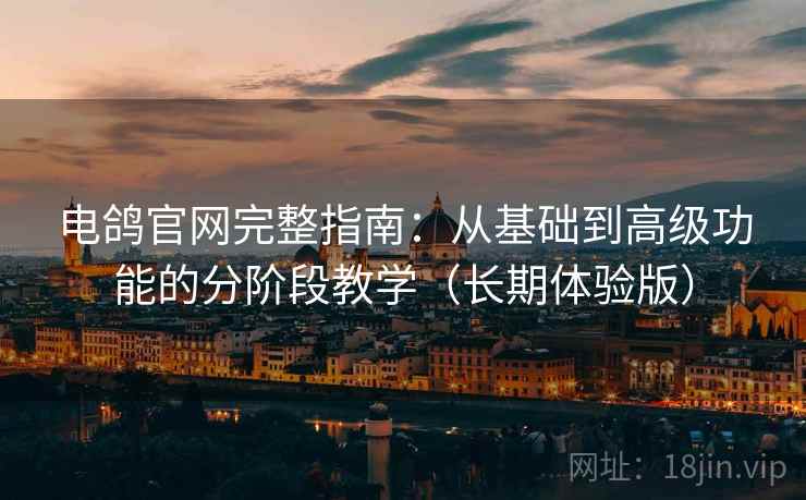 电鸽官网完整指南：从基础到高级功能的分阶段教学（长期体验版）