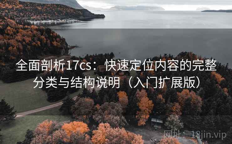 全面剖析17cs：快速定位内容的完整分类与结构说明（入门扩展版）