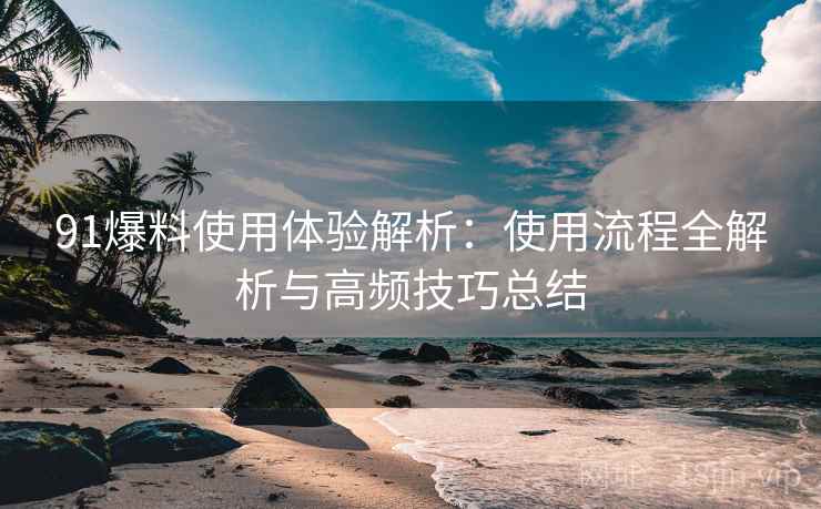91爆料使用体验解析：使用流程全解析与高频技巧总结