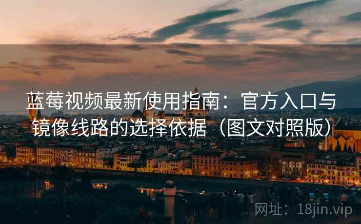 蓝莓视频最新使用指南：官方入口与镜像线路的选择依据（图文对照版）