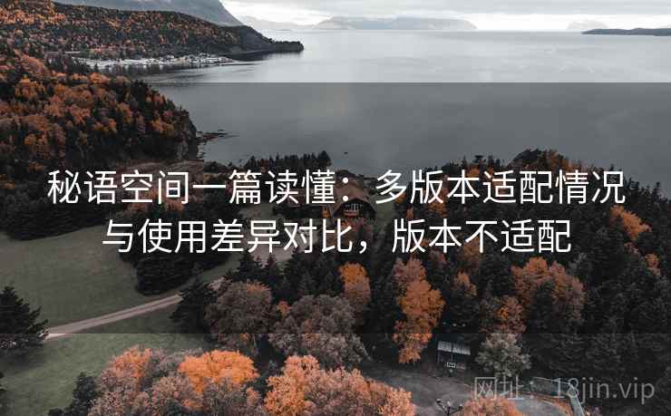 秘语空间一篇读懂：多版本适配情况与使用差异对比，版本不适配